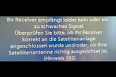Kein Fernsehempfang