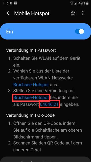 Handy als mobilen Hotspot nutzen